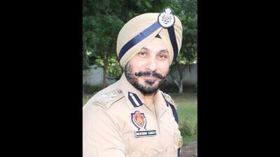 2007-batch IPS officer, deputy inspector general (DIG) of police Inderbir Singh is the first DIG-rank IPS officer in Punjab Police to be indicted by the VB in two cases. (HT File) 2007-batch IPS officer, deputy inspector general (DIG) of police Inderbir Singh is the first DIG-rank IPS officer in Punjab Police to be indicted by the VB in two cases. (HT File)