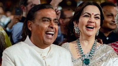 Reliance Industries chairman Mukesh Ambani and his wife and Reliance Foundation Founder and Chairperson Nita Ambani. (ANI) Reliance Industries chairman Mukesh Ambani and his wife and Reliance Foundation Founder and Chairperson Nita Ambani. (ANI)