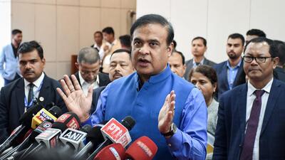 Assam chief minister Himanta Biswa Sarma. (ANI Photo)