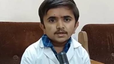 Three-feet-tall Ganesh Baraiya didn't let his height stop him from achieving his dream of becoming a doctor. (ANI)