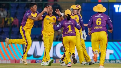 UP Warriorz players in action during WPL 2024 (PTI) UP Warriorz players in action during WPL 2024 (PTI)