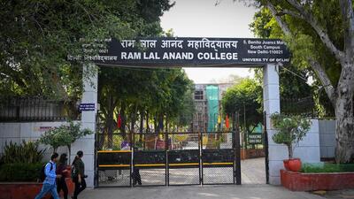 Ram Lal Anand College in south Delhi. (Sanchit Khanna/HT)