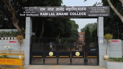 All students and stuff at the were evacuated. (Ram Lal Anand College website) All students and stuff at the were evacuated. (Ram Lal Anand College website)