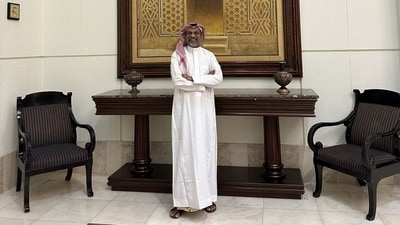Zoho CEO Sridhar Vembu in thawb. (X/@hyther) Zoho CEO Sridhar Vembu in thawb. (X/@hyther)