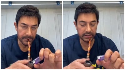 Aamir Khan kept things casual and chilled out during his latest live session on Instagram. Aamir Khan kept things casual and chilled out during his latest live session on Instagram.