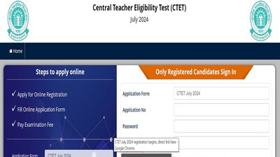 CTET July 2024 registration begins, direct link here CTET July 2024 registration begins, direct link here