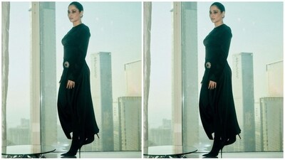 On Thursday, Tamannaah gave her fans a sweet surprise as the actress took to Instagram and uploaded a series of stunning pictures, accompanied by the caption "No cape, just confidence!". (Instagram/@tamannaahspeaks) On Thursday, Tamannaah gave her fans a sweet surprise as the actress took to Instagram and uploaded a series of stunning pictures, accompanied by the caption "No cape, just confidence!". (Instagram/@tamannaahspeaks)
