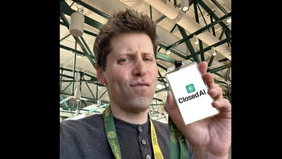 Elon Musk shared this image of Sam Altman in one of the tweets. (X/@elonmusk) Elon Musk shared this image of Sam Altman in one of the tweets. (X/@elonmusk)