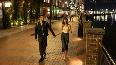 Anne Hathaway and Nicolas Galitzine in The Idea of You. Anne Hathaway and Nicolas Galitzine in The Idea of You.