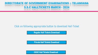 TS SSC Hall Ticket 2024 Released: Where, how to download admit cards TS SSC Hall Ticket 2024 Released: Where, how to download admit cards