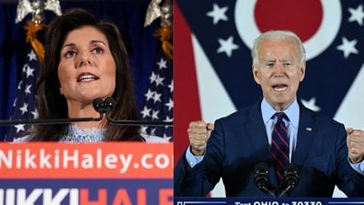‘There is a place for you here,' Biden assures Haley backers (AFP/AP) ‘There is a place for you here,' Biden assures Haley backers (AFP/AP)
