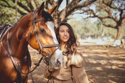 Namrata Purohit shares a beautiful bond with horses Namrata Purohit shares a beautiful bond with horses