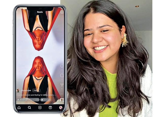Diya Ahuja studies Instagram to get an idea of what’s happening. (Instagram/@diyaahujaa) Diya Ahuja studies Instagram to get an idea of what’s happening. (Instagram/@diyaahujaa)
