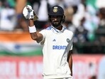 India's Devdutt Padikkal celebrates after scoring a half-century during the second day of the fifth Test between India and England India's Devdutt Padikkal celebrates after scoring a half-century during the second day of the fifth Test between India and England