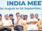 INDIA bloc held a meeting in Mumbai in September 2023 (HT PHOTO) INDIA bloc held a meeting in Mumbai in September 2023 (HT PHOTO)