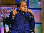 Congress leader Shashi Tharoor in Jaipur. Congress leader Shashi Tharoor in Jaipur.