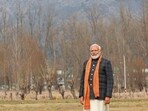 PM Narendra Modi in Kashmir on Thursday. PM Narendra Modi in Kashmir on Thursday.