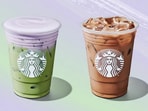 Starbucks new spring menu includes, Iced Lavender Cream Oatmilk Matcha and Iced Lavender Oatmilk Latte
