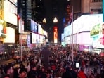 New York's Times Square lights up for Mahashivratri New York's Times Square lights up for Mahashivratri