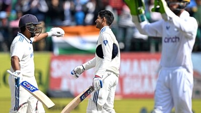 Soon after, Shubman Gill also reached the three-figure mark – his fourth in the longest format – as India continued to dominate the proceedings (AFP) Soon after, Shubman Gill also reached the three-figure mark – his fourth in the longest format – as India continued to dominate the proceedings (AFP)