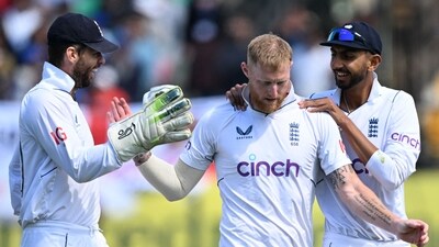 England captain Ben Stokes bowled for the first time in 8 months during Day 2, and instantly picked the wicket of captain Rohit Sharma (AFP) England captain Ben Stokes bowled for the first time in 8 months during Day 2, and instantly picked the wicket of captain Rohit Sharma (AFP)