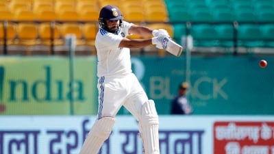 Rohit Sharma brought up his 2nd century of the series. (REUTERS)