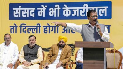 Delhi chief minister Arvind Kejriwal at the launch of the campaign. (PTI) Delhi chief minister Arvind Kejriwal at the launch of the campaign. (PTI)