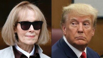 Columnist E Jean Carroll (L). Ex-US President Donald Trump. (AFP) Columnist E Jean Carroll (L). Ex-US President Donald Trump. (AFP)
