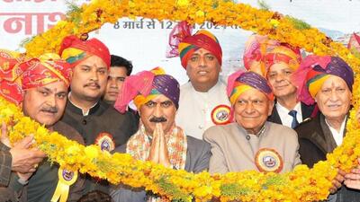 Himachal CM Sukhvinder Singh Sukhu during an event to celebrate Mahashivratri in Baijnath, Kangra (HT Photo) Himachal CM Sukhvinder Singh Sukhu during an event to celebrate Mahashivratri in Baijnath, Kangra (HT Photo)