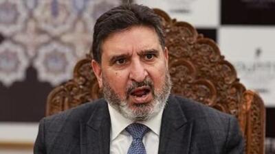 Jammu and Kashmir-based Apni Party president Altaf Bukhari. (HT File)
