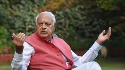 Jammu and Kashmir ex-CM Farooq Abdullah (File photo)