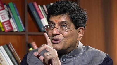 New Delhi: Union Minister of Commerce & Industry Piyush Goyal during an interview, at the PTI office, in New Delhi, Friday, March 8, 2024. (PTI Photo/Gurinder Osan) (PTI03_08_2024_000259B) (PTI) New Delhi: Union Minister of Commerce & Industry Piyush Goyal during an interview, at the PTI office, in New Delhi, Friday, March 8, 2024. (PTI Photo/Gurinder Osan) (PTI03_08_2024_000259B) (PTI)