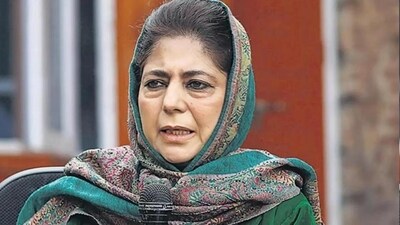 PDP president Mehbooba Mufti (HT File) PDP president Mehbooba Mufti (HT File)