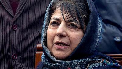 PDP president Mehbooba Mufti said  NC had reduced the Gupkar alliance to a joke. (HT File)