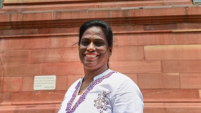 PT Usha: Known as the "Queen of Indian Track and Field," PT Usha is a legendary sprinter who dominated the track in the 1980s. She narrowly missed a bronze medal at the 1984 Los Angeles Olympics but won multiple gold medals at the Asian Games and Asian Championships. (File Photo) PT Usha: Known as the "Queen of Indian Track and Field," PT Usha is a legendary sprinter who dominated the track in the 1980s. She narrowly missed a bronze medal at the 1984 Los Angeles Olympics but won multiple gold medals at the Asian Games and Asian Championships. (File Photo)