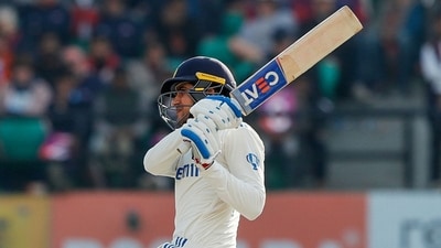 Shubman Gill had a banter with James Anderson after smashing him for a six. Shubman Gill had a banter with James Anderson after smashing him for a six.