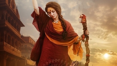 Tamannaah Bhatia's first look from Odela 2 was released Tamannaah Bhatia's first look from Odela 2 was released