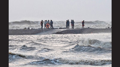 The bodies were fished out late at night, said police. (HT)
