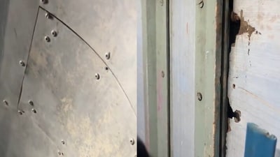 Snapshot of Maurya Express train coach which was shared on X. (x/@yesrahulkr) Snapshot of Maurya Express train coach which was shared on X. (x/@yesrahulkr)