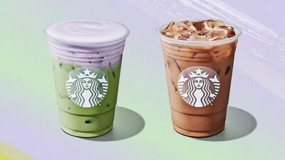 Starbucks new spring menu includes, Iced Lavender Cream Oatmilk Matcha and Iced Lavender Oatmilk Latte (Starbucks) Starbucks new spring menu includes, Iced Lavender Cream Oatmilk Matcha and Iced Lavender Oatmilk Latte (Starbucks)