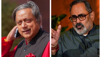 Shashi Tharoor versus Rajeev Chandrasekhar Shashi Tharoor versus Rajeev Chandrasekhar