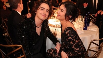 Kylie Jenner and Timothée Chalamet attended the Golden Globe Awards 2024. (Instagram) Kylie Jenner and Timothée Chalamet attended the Golden Globe Awards 2024. (Instagram)