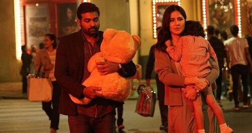 Vijay Sethupathi and Katrina Kaif in Sriram Raghavan's Merry Christmas Vijay Sethupathi and Katrina Kaif in Sriram Raghavan's Merry Christmas