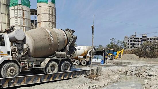 A total of 34 units (18 stone crushing plants and 16 ready mix concrete plants) have been inspected by the officials. (HT PHOTO)
