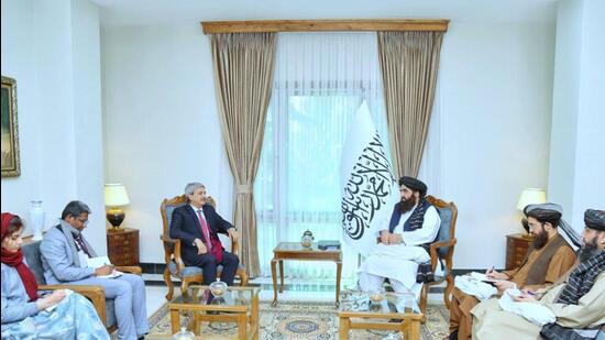 External affairs ministry spokesperson Randhir Jaiswal said a “technical mission” opened by India in Kabul in June 2022 is facilitating and coordinating humanitarian assistance efforts. (MoFA Spokesperson, Islamic Emirate of Afghanistan)