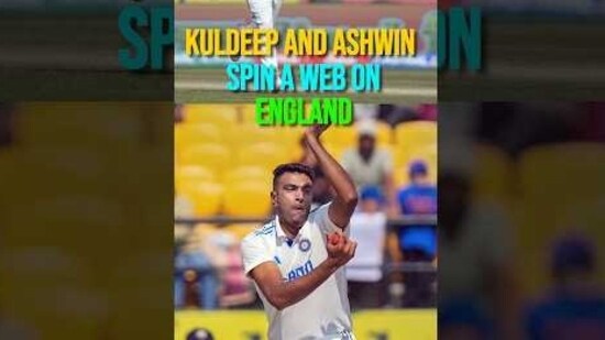 KULDEEP AND ASHWIN SPIN A WEB ON ENGLAND