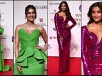 Kriti Sanon stuns in green off-shoulder ensemble and Pooja Hegde dazzles in bring pink shimmer gown at the 71st Miss World finale.