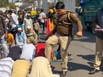 Sub-inspector Manoj Kumar Tomar was suspended after his video of kicking Muslims while they were offering namaz on Friday went viral.