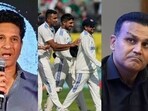 Sachin Tendulkar and Virender Sehwag react to India's win in 5th England Test Sachin Tendulkar and Virender Sehwag react to India's win in 5th England Test
