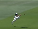 Glenn Phillips grabbed a sensational one-handed diving catch.